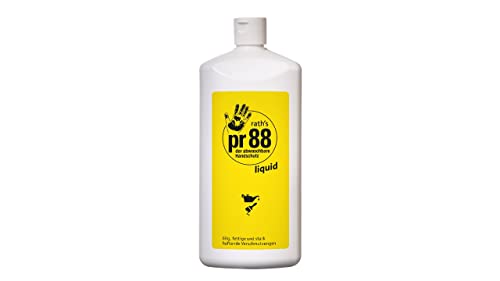 Rath’s pr88 liquid 150ml Hautschutzfluid Hautschutz Hautreinigung abwaschbar (1000ml / 1x)