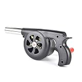 Akku-Laubbläser Große Outdoor-Handkurbeln Combustion Blower-Handbuch Barbecue Picknick Camping Feuer-Unterstützung Haartrockner Outdoor BBQ Koch