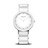 BERING Damen Uhr Quarz Movement - Ceramic Collection mit Edelstahl und Saphirglas 11435-754 - 3 ATM