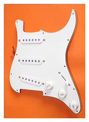 Geladenes Gitarren-Pickguard E-Gitarrenschutzplatte SSS. Elektrische Gitarre PanelElektrische Gitarrenschutzplatte Vorne Abdeckung