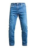 John Doe Taylor Monolayer XTM Motorrad Jeans Herren Protektoren Light Blue 32/34