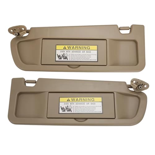 Sonnenschutz Auto-Sonnenblende Für Civic 2006–2009 2010 2011 Sonnenblenden Fahrerseite Beifahrerseite Links Rechts 83230-SNA-A01ZB Auto Sonnenschutz(Beige 1 Set)