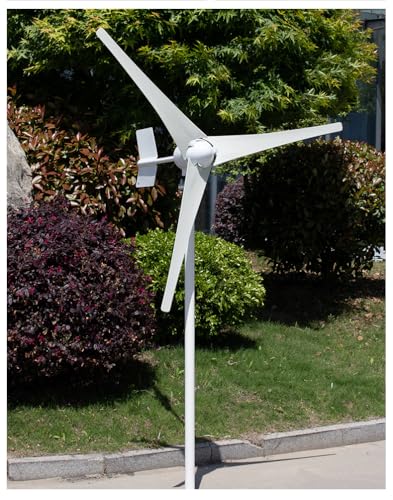 KX-ENERGIE 1000W Komplette Windkraftanlage Kits 48V Windturbine, MPPT Laderegler, Off Grid Wechselrichter Ausgabe 230V Horizontaler Windgenerator 1KW Für Home bauernhof (48, Volt)