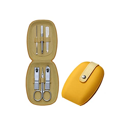 BONAD Zehennagelknipser 6-teilige Nagelschnipper Set tragbarer Nagel Set Dekoration Fußpflege Schönheit Set Nagelpflege mit tragbarem Holster Nagelknipser-Set (Color : B)