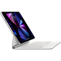 Apple Magic Keyboard - Tastatur und Foliohülle - mit Trackpad - hinterleuchtet - Apple Smart connector - QWERTZ - Deutsch - weiß - für 10.9 iPad Air (4. Generation), 27,90cm (11) iPad Pro