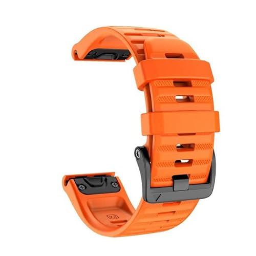 OPKDE 22 x 26 mm Armband für Coros Vertix 2 Smartwatch, Silikon, Correa QuickFit-Armband für Garmin Fenix 6 6X Pro 7 7X 5 Zubehör, 26mm For Fenix 5X 5XPlus, Achat