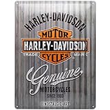 Nostalgic-Art Retro Blechschild, 30 x 40 cm, Harley-Davidson – Metal Wall – Geschenk-Idee für Biker, aus Metall, Vintage Design