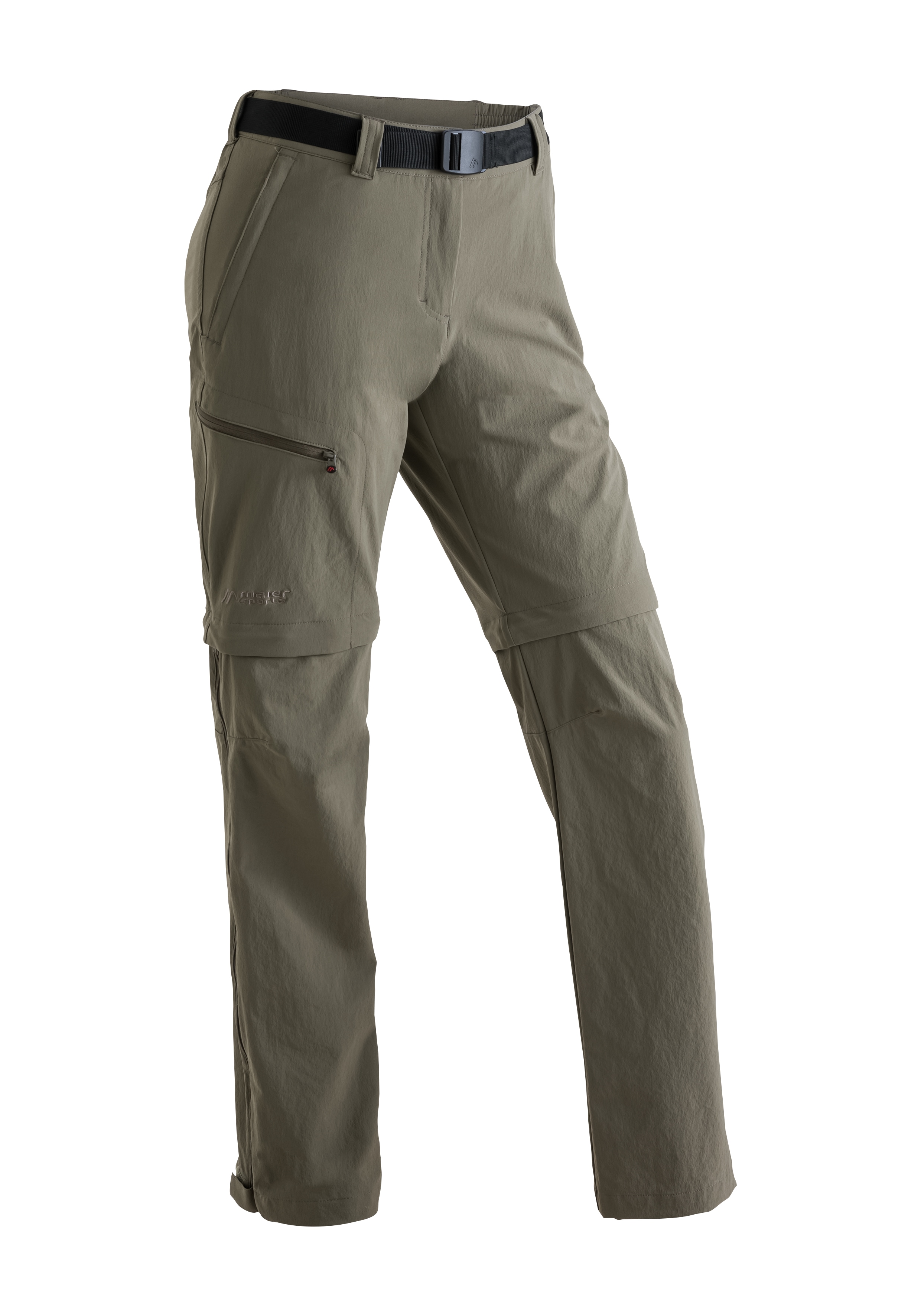 Maier Sports Funktionshose "Nata", Damen Wanderhose, zipp-off Outdoor-Hose, 3 Taschen, Regular Fit