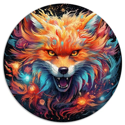 Puzzles für Fuchs Puzzles für Erwachsene 1000 Puzzles 26,5x26,5 Zoll für Puzzlespaß bei Heimaktivitäten, Geburtstagsgeschenk, Reisegeschenke,