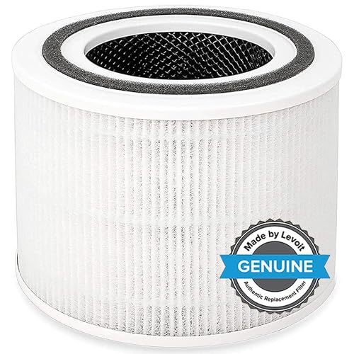 LEVOIT Luftreiniger P350-RF, 3-in-1 H13 True HEPA Pet Allergien, Neuer Feiner Vliesstoff Vor, Geruchsbeseitigung mit ARC Formel, Weiß, Medium, Core P350 Filter