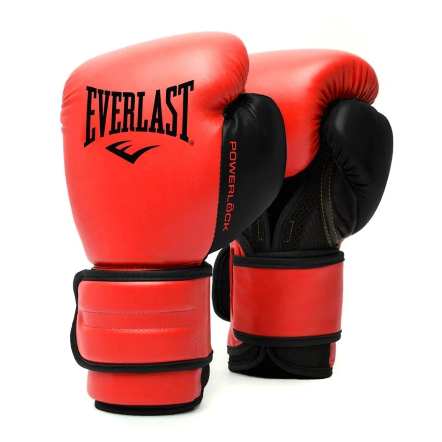 Everlast Unisex – Erwachsene Powerlock 2R Glove Handschuhe, Rot, 10oz