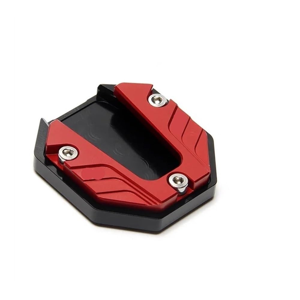 AXCAR Motorrad Bike Kickstand Extender Seite Stehen Verlängerung Pad Unterstützung Platte Motorrad Zubehör Ständer Stützpolster