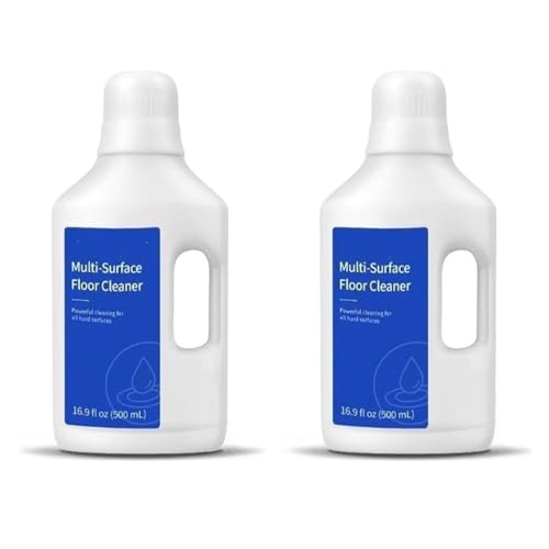 16,9 OZ 500 ml Staubsauger-Mehrflächen-Bodenreinigungslösung. Kompatibel mit Dreame H11 / H11 Max / H12 / H12 Pro / H12 Dual / M12. (Size : 2Pcs Cleaning Solution)