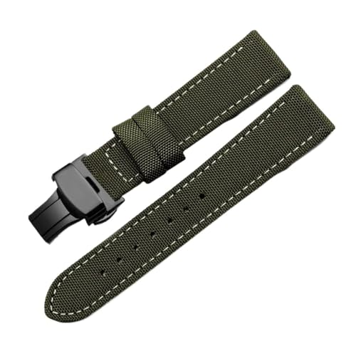 SpaRcz Canvas-Uhrenarmband für Herren, 18-24mm, Farbe 14, 18mm