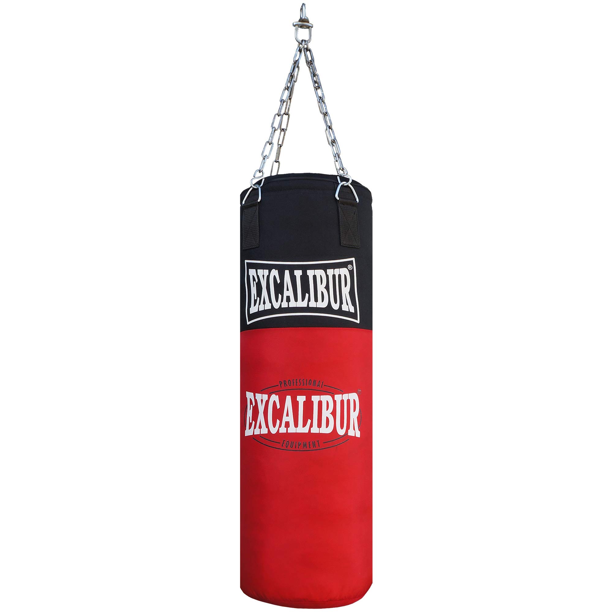 MAXXUS Allround 80 Boxsack - Gefüllt, Hängend, Vierpunkt-Stahlkette, 80x30 cm, 20 kg - Punching Bag, Sandsack für Boxen, MMA, Muay Thai, Kickboxen, Kampfsport, Training, Erwachsene, Kinder, Zuhause