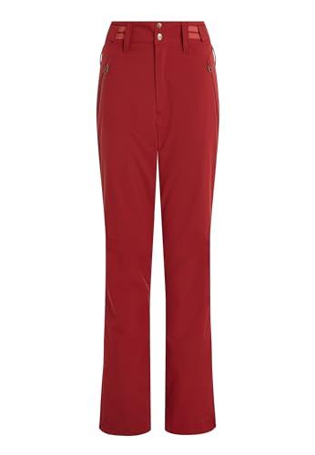 Protest Damen Skihose Cinnamon 10K Wasserdicht Und Atmungsaktiv Elastischer Stoff Red Winebordeaux S