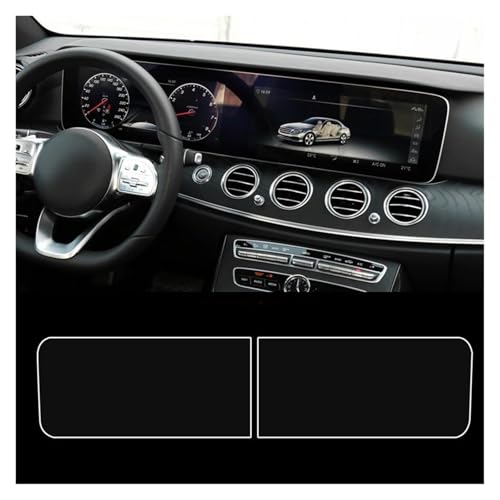 Für Für Benz E Für Klasse W213 2017 2018 2019 S Klasse W222 2018 2 Teile/Satz Auto Navigation Displayschutzfolie Aus Gehärtetem Glas Navigation Schutzfolie Navigations-Displayschutz