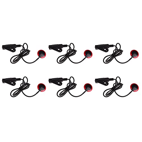 1-10Pcs Akustische Gitarre Pickup Kunststoff Gitarre Pickup Piezo Kontakt Langlebige Mikrofon Gitarre Teile Austausch des Gitarren-Tonabnehmers (Color : 6pcs)