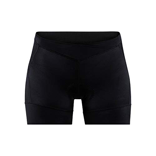 Craft Damen Essence HOT Pants Radhose, Black, XS