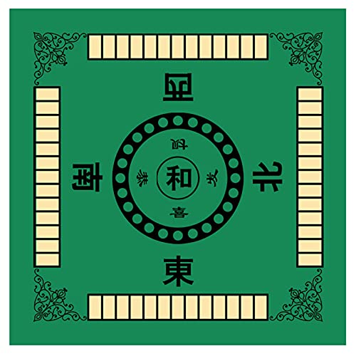 Uziqueif Mahjong Brettspiel Matte Tischdecke, Poker Tischdecke, Mahjong Tischdecke Tischplatte Matte für Poker Kartenspiele Brettspiele Fliesenspiele Domino Und Mahjong