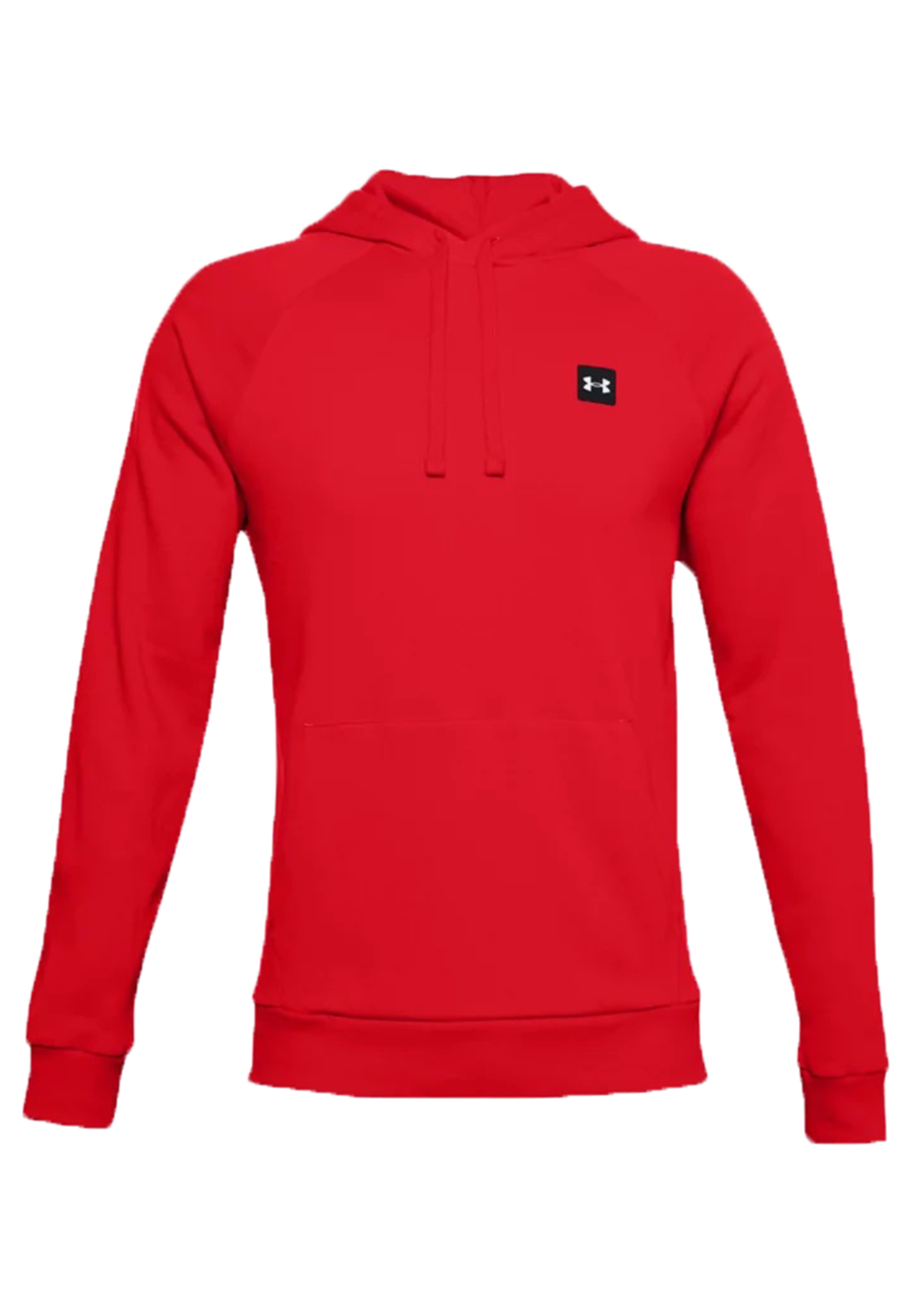 Under Armour Rival Fleece Hoodie Herren Sweatshirt 1357092 600 rot