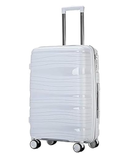 Habrur Rollkoffer Koffer Trolley Reisekoffer Mit Spinnerrädern, Leichten Ergonomischen Griffen, Handgepäck Koffer Gepäck Reisekoffer (Color : E, Size : 24in)