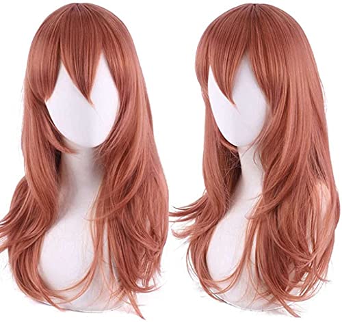 LINLINCD-Wig Anime Cosplay Anime Cosplay Perücke Kettensägenmann Engel Teufel Perücke Perücke mit Perückenkappe for Halloween Party Karneval Cosplay Perücke