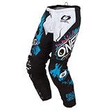 O'NEAL | Motocross-Hose | MX Enduro | außergewöhnliche Bewegungsfreiheit, Vollständig gefüttert, Polster aus Gummi für zusätzlichen Schutz | Pants Element Villain | Erwachsene | Weiß | Größe 42