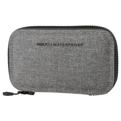 AGU Case Shelter - Grau - Sportgeldbörse - Wasserdicht, Melange Grey, 0,4, Varsity