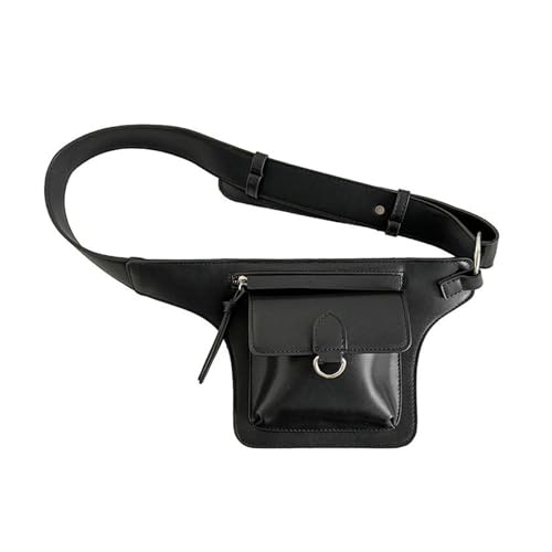 Meiliyizu Hüfttasche für Damen, PU-Leder, Umhängetasche, kleine Bauchtasche, Münzgeldbörse, lässig, Outdoor, Sport, Radfahren, Schultertasche, Brustgürteltasche