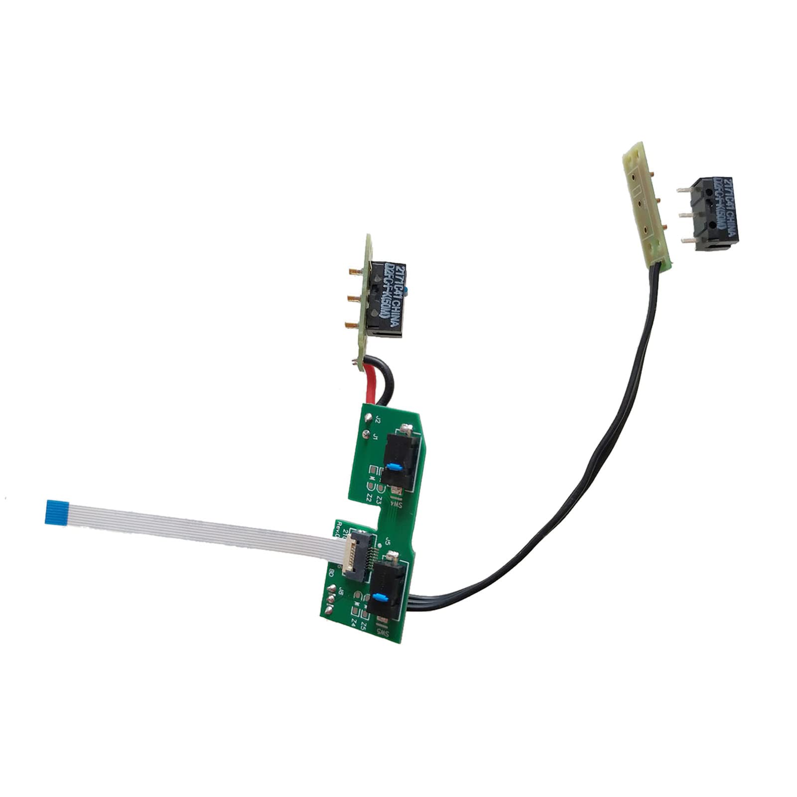 HDKEAN Mausboard links rechts Tastenbrett Reparatur für G603 Maus Hot Swapable