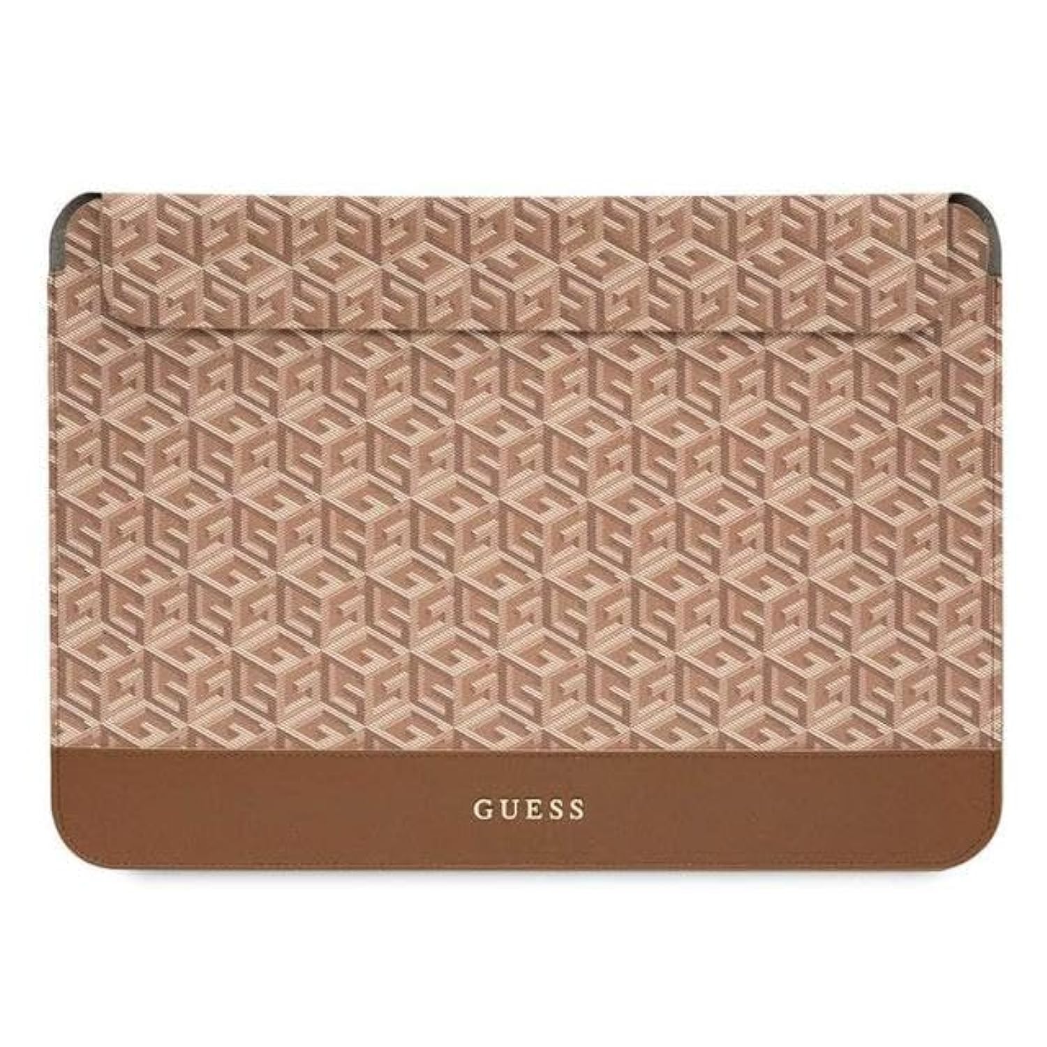 CG Mobile Guess Gcube Stripe Computerhülle 35,6 cm (14 Zoll), Braun