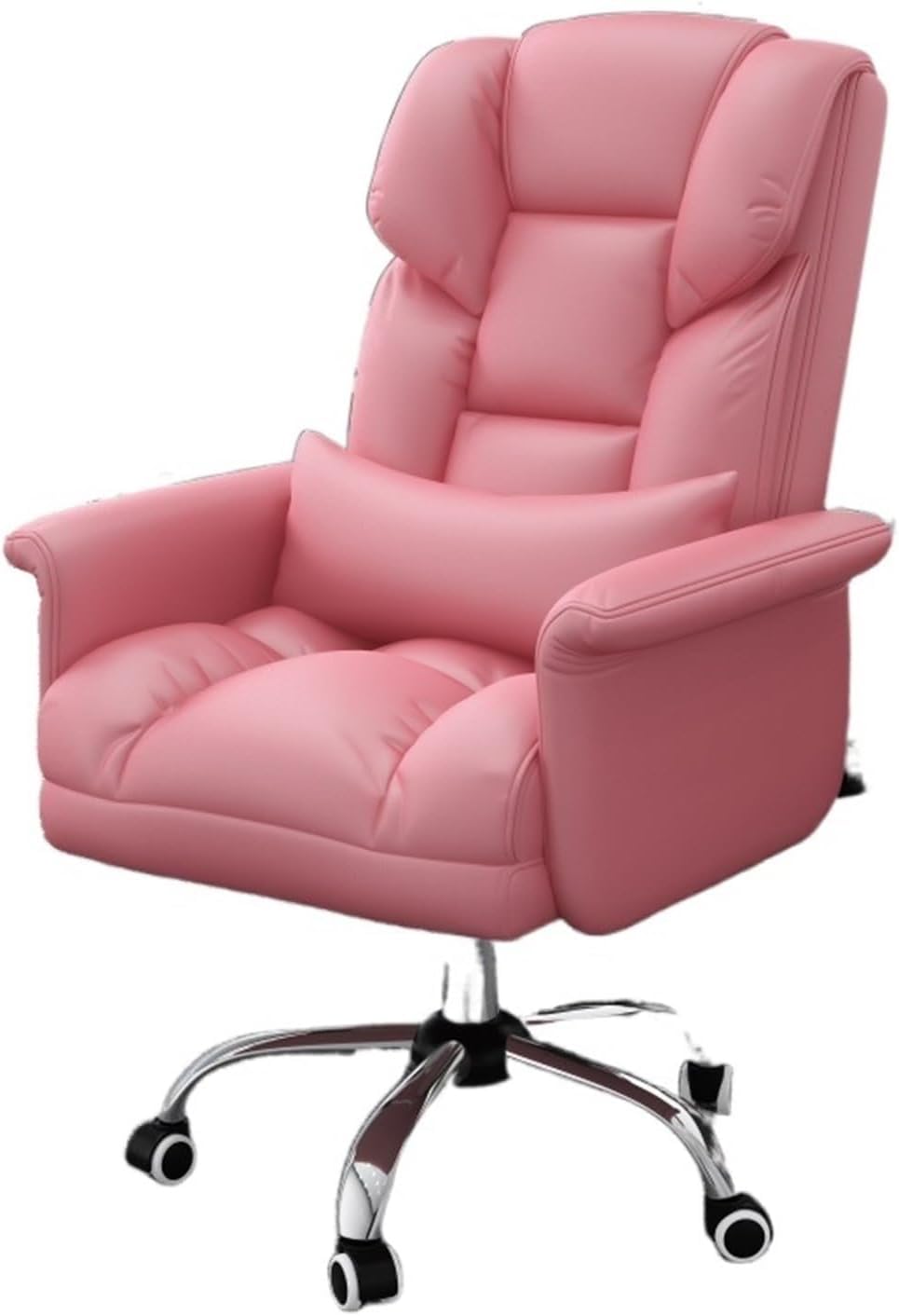 TBSZCM Chefstühle, Bürostühle, Computer-Rückenlehne, ergonomische Sofa-Bürostühle, bequemer Möbelstuhl (Farbe: Pink), interessant Run forward