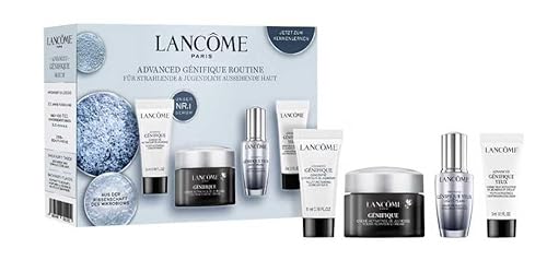 Lancôme - Advanced Génifique Routine Set - Génifique Serum 5ml + Génifique Yeux Light Pearl Serum 5ml + Génifique Yeux Augencreme 3ml + Génifique Creme 15ml