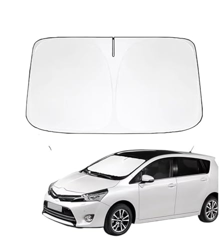 Sonnenschutz Autofenster-Sonnenschutz Sonnenschutz Windschutzscheiben-Visier Schutz Windschutzscheibe Klappbar Für Toyota Für Verso 2009 2010 2011 2012 Auto Sonnenschutz