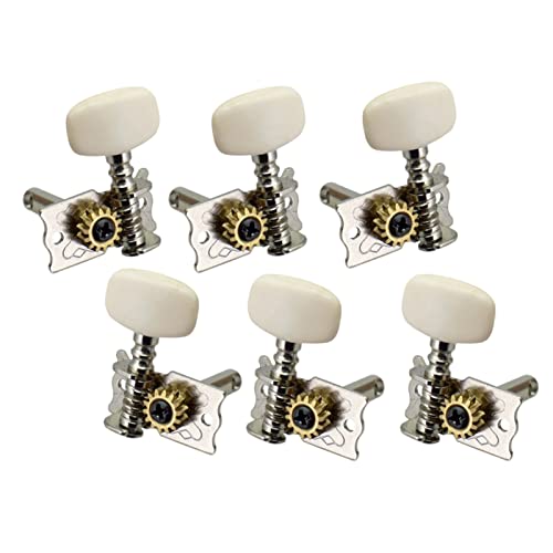 ALFAAL 6 Stück Offen Getriebe Akustische Klassische Gitarre Tuning Keys Pegs Tuner Machine Kopf Tuner Tasten Teile