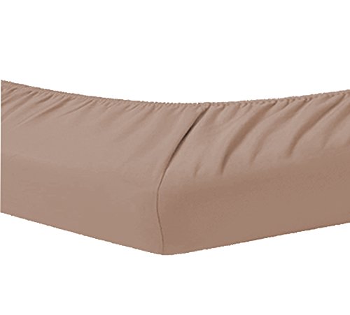 Dormisette Boxspring Topper Spannbettlaken Spannbetttuch 180x200 - 200x220 cm (macchiato)