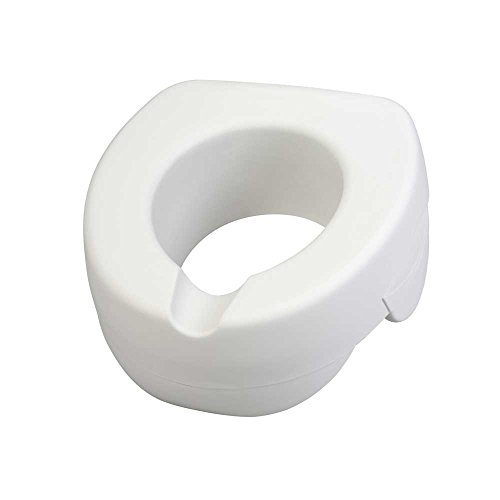 1x Behrend Toilettensitzerhöhung, Toilettensitzerhöher, Toilettenaufsatz, weich, ohne Deckel, 11 cm