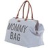 Wickeltasche MOMMY BAG (55x30x40) in canvas grau