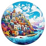 Puzzle Puzzle Griechische Inseln Puzzle 1000 Teile für Erwachsene 26,5x26,5 Zoll Puzzlespiel ganze Familie