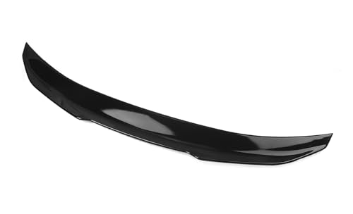 Auto Heckspoiler Für 5 Series Für F10 Für F18 Für M5 2011-2017 Für 520i 525i 528i 530i 535i Limousine 4-Türer Heckspoilerflügel Auto Heckspoiler Flügellippe(Glossy Black)