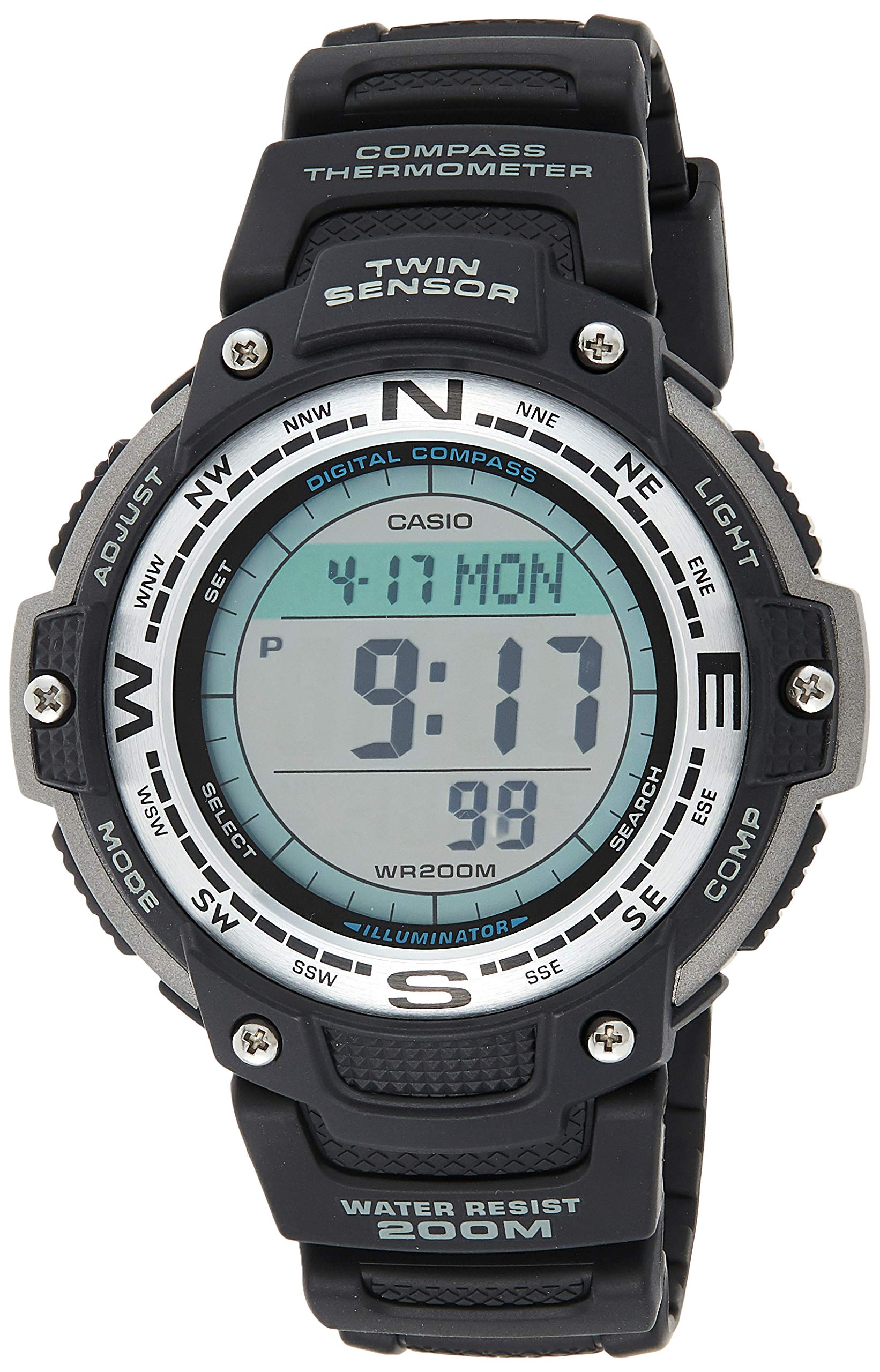 Casio HerrenArmbanduhr Digital Quarz Harz SGW-100-1VEF