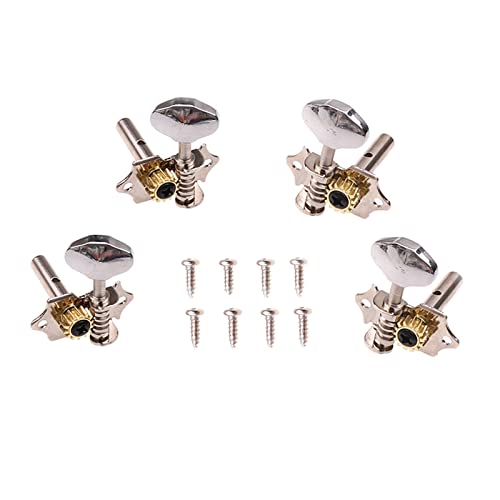 Metall Ukulele Tuning Pegs Tunerer 2L2R. Maschinenköpfe Für Ukulele Gitarreteile Zubehör 40x37x35mm Stimmwirbel Mechaniken