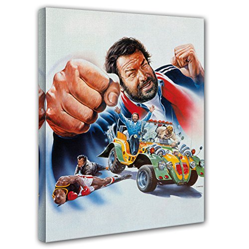 Bud Spencer - Der Bomber (Bomber) - Leinwand (60 x 80 cm)