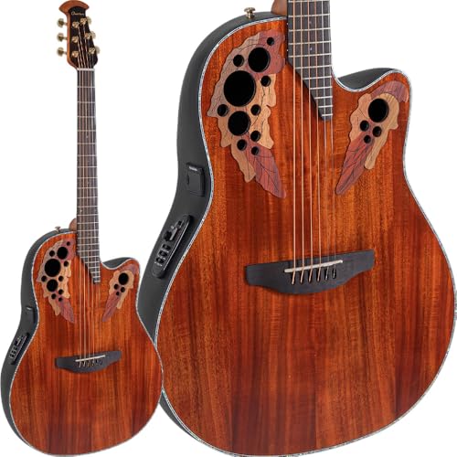 Ovation CE44P-FKOA Celebrity Elite Exotic Figured Koa Electro-Acoustic Guitar