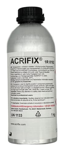 Acrifix® Reaktionsklebstoff 1-K Polymerisations Klebstoff klare Naht- und Flächenverklebung von PLEXIGLAS® und Acrylglas (Acrifix 1R0192-1kg)