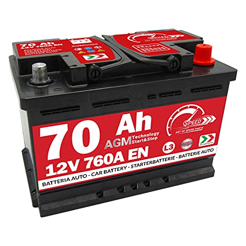 Speed Autobatterie AGM 70Ah 760A Start&Stop L3
