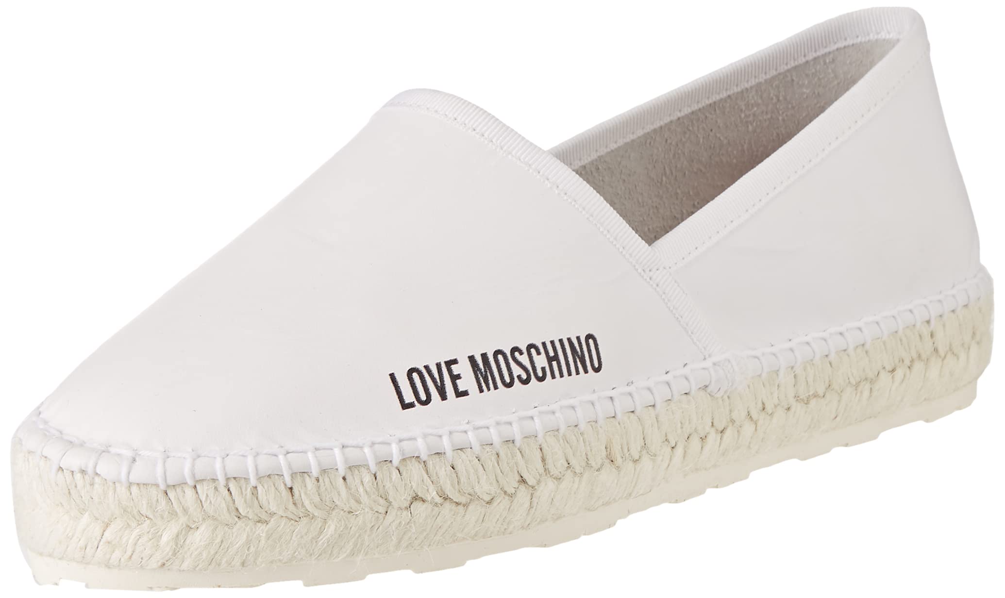 Love Moschino Damen Nuova pre-Collezione Primavera Estate 2022 Hausschuh, Bianco, 39 EU