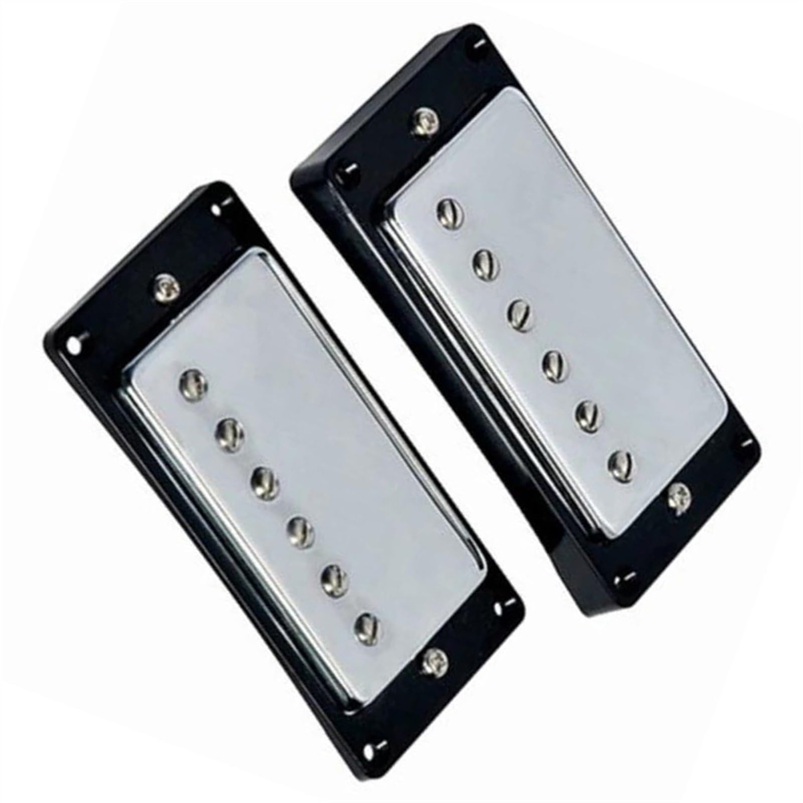 1Set Silber E-Gitarre Humbucker Pickups Kunststoff Gitarre Ersatzteile Single-Coil-Tonabnehmer