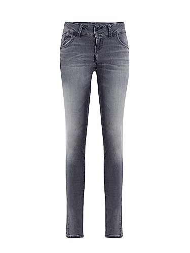 LTB Jeans Damen Jeans Molly M - Jeans Damen Slim aus Baumwollmischung Slim Denim Mittel mit Reißverschluss Mittlere Taille - Grau